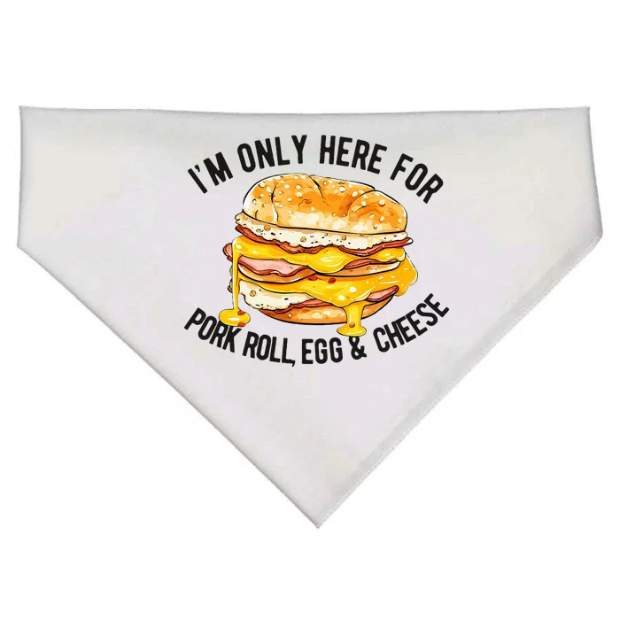 Pork Roll Egg And Cheese New Jersey Pride Nj USA-Made Doggie Bandana