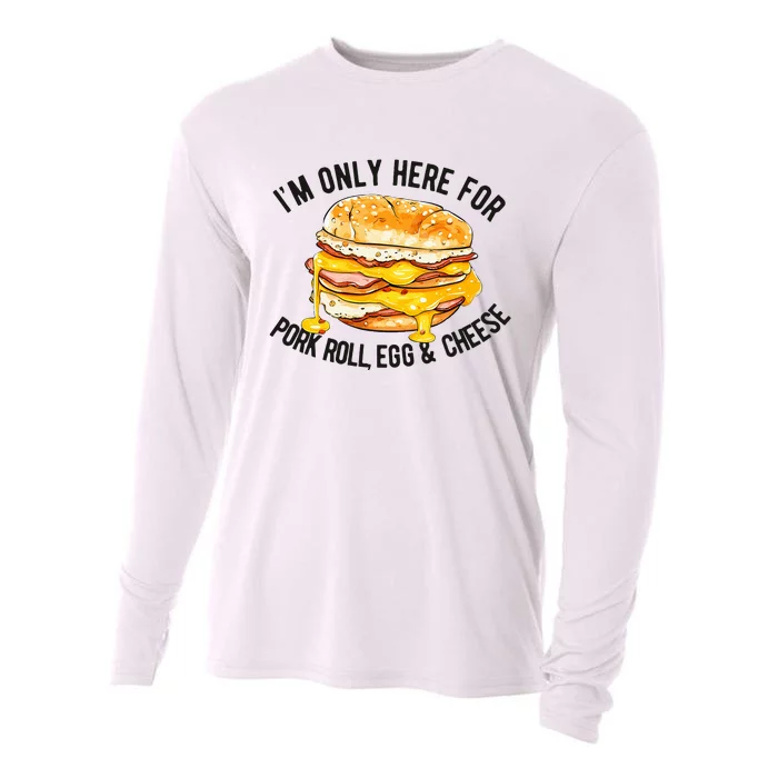 Pork Roll Egg And Cheese New Jersey Pride Nj Cooling Performance Long Sleeve Crew