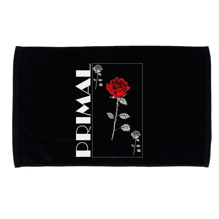 Primal Rose Empyre Floral Rose Flower Microfiber Hand Towel