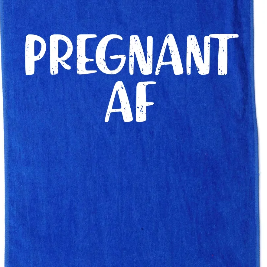 Pregnant AF Platinum Collection Golf Towel