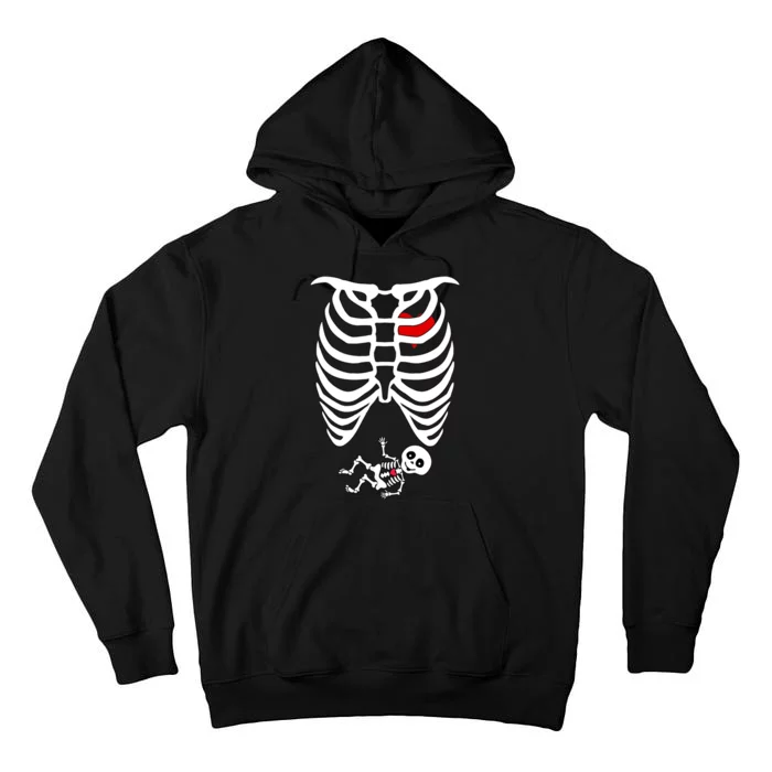 Pregnant Skeleton Tall Hoodie