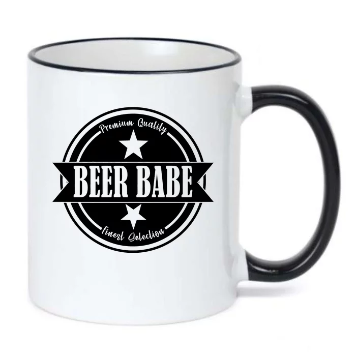 Premium Quality Beer Babe Finest Selection Black Color Changing Mug