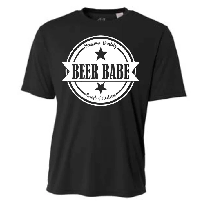 Premium Quality Beer Babe Finest Selection Cooling Performance Crew T-Shirt