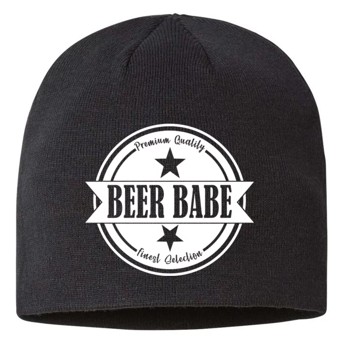 Premium Quality Beer Babe Finest Selection 8 1/2in Sustainable Knit Beanie