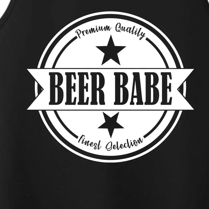 Premium Quality Beer Babe Finest Selection Performance Tank