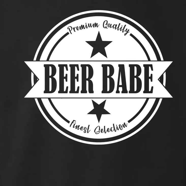 Premium Quality Beer Babe Finest Selection Toddler Hoodie