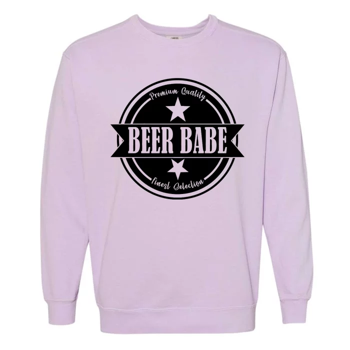 Premium Quality Beer Babe Finest Selection Garment-Dyed Sweatshirt