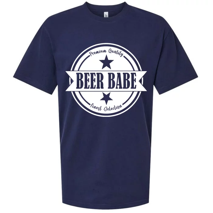 Premium Quality Beer Babe Finest Selection Sueded Cloud Jersey T-Shirt