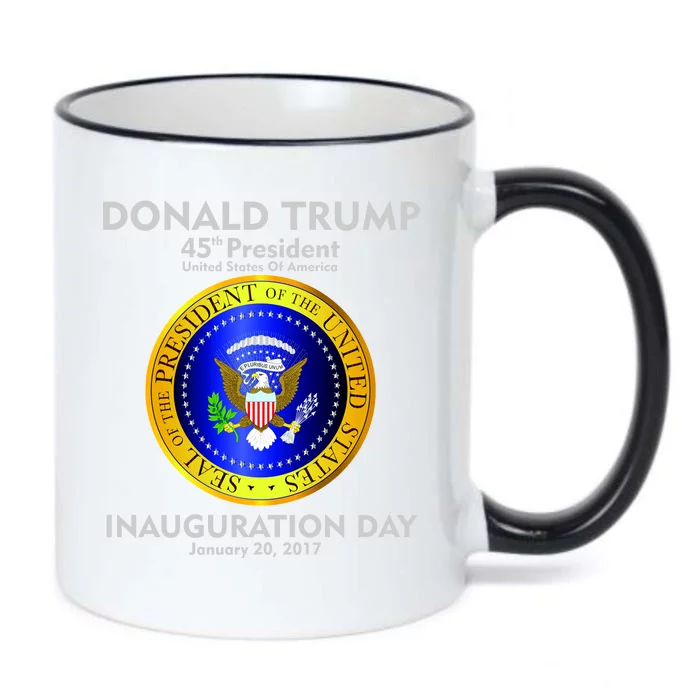 President Donald J. Trump Inauguration Day 2017 Black Color Changing Mug