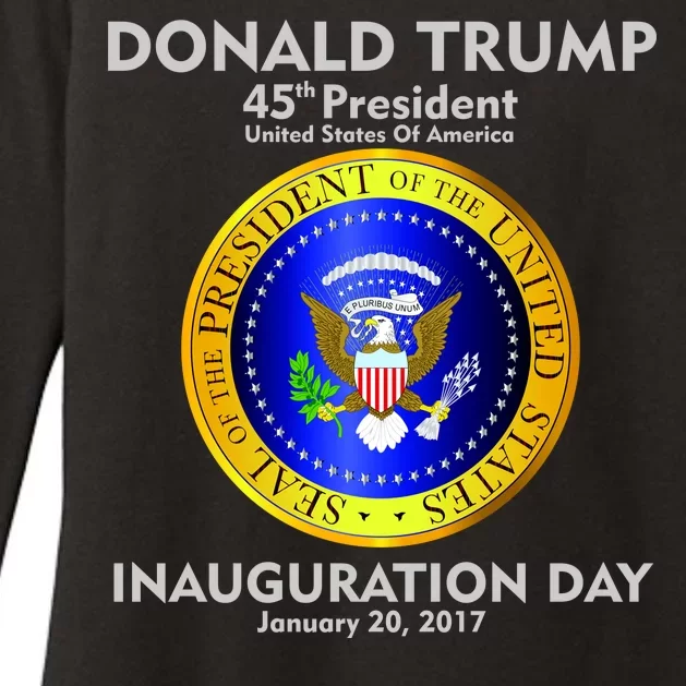 President Donald J. Trump Inauguration Day 2017 Womens CVC Long Sleeve Shirt