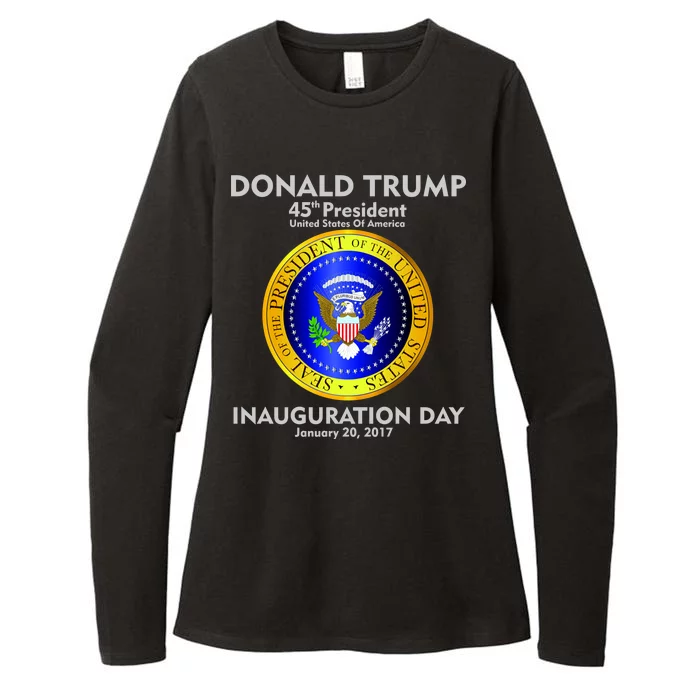 President Donald J. Trump Inauguration Day 2017 Womens CVC Long Sleeve Shirt