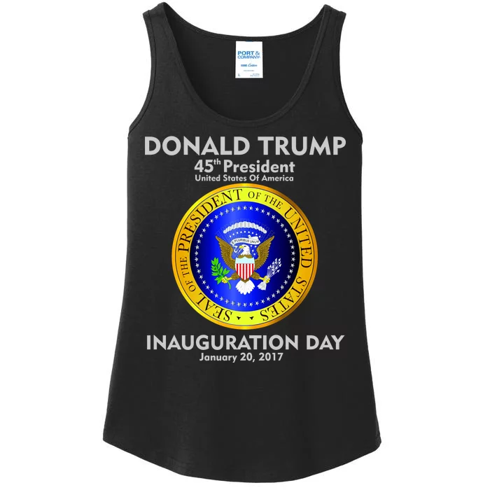 President Donald J. Trump Inauguration Day 2017 Ladies Essential Tank