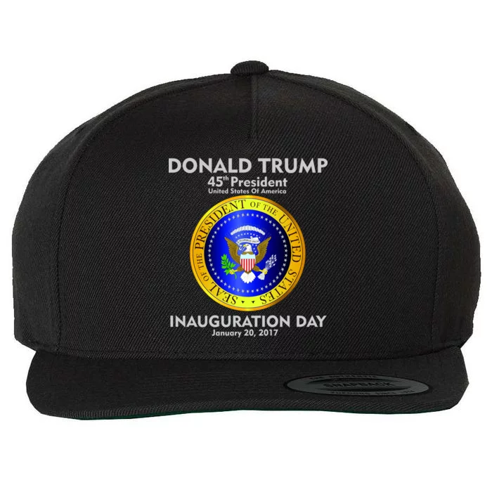 President Donald J. Trump Inauguration Day 2017 Wool Snapback Cap