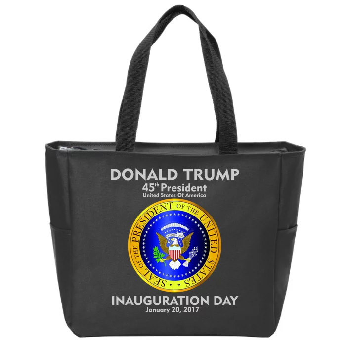 President Donald J. Trump Inauguration Day 2017 Zip Tote Bag