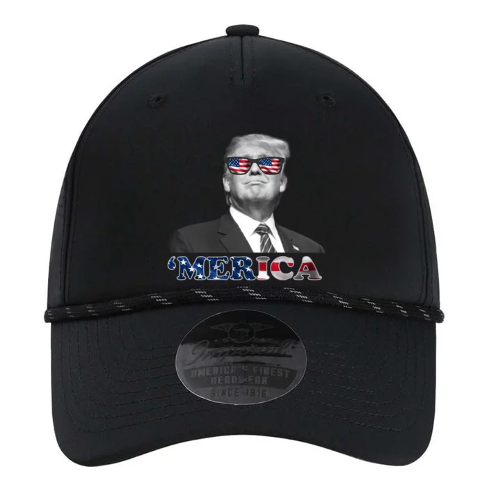 President Donald Trump Merica Patriotic USA Flag Performance The Dyno Cap