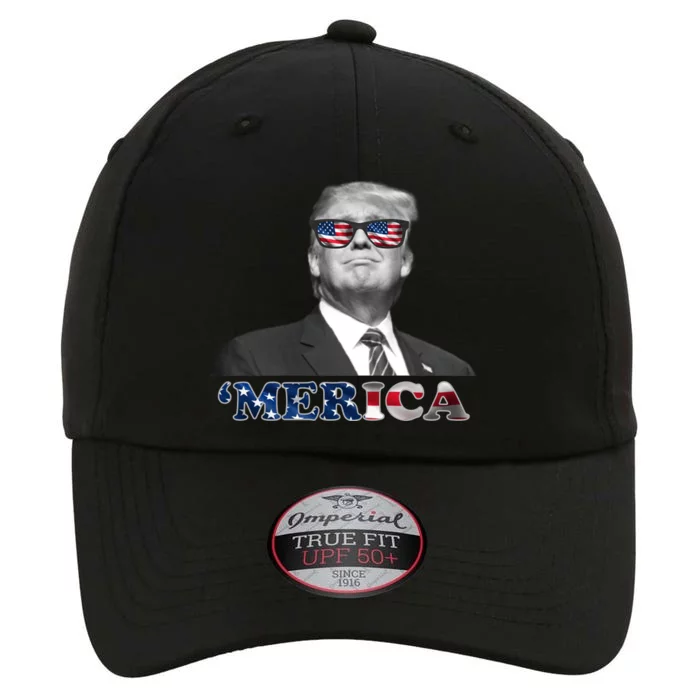 President Donald Trump Merica Patriotic USA Flag The Original Performance Cap