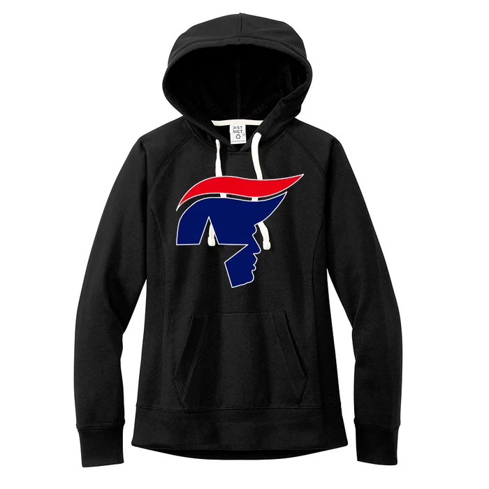 President Trump Star Republican Logo Women's Fleece Hoodie