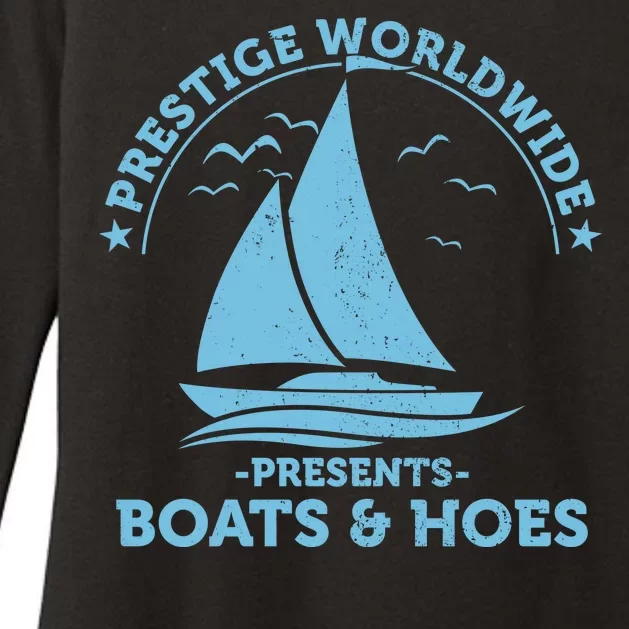 Prestige Worldwide Presents Boats & Hoes Womens CVC Long Sleeve Shirt