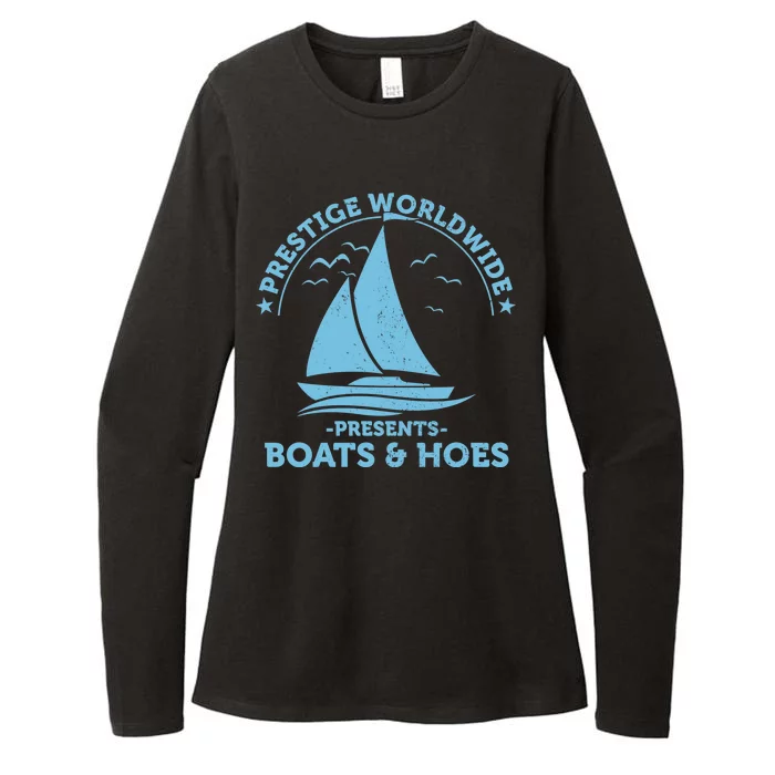 Prestige Worldwide Presents Boats & Hoes Womens CVC Long Sleeve Shirt