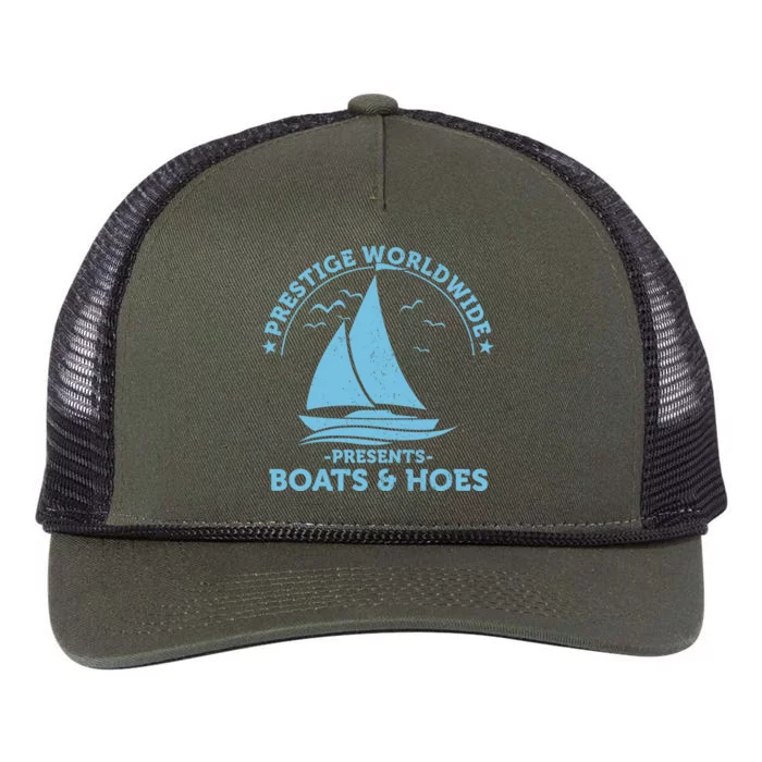 Prestige Worldwide Presents Boats & Hoes Retro Rope Trucker Hat Cap