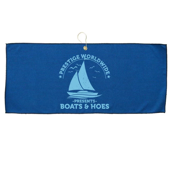 Prestige Worldwide Presents Boats & Hoes Large Microfiber Waffle Golf Towel