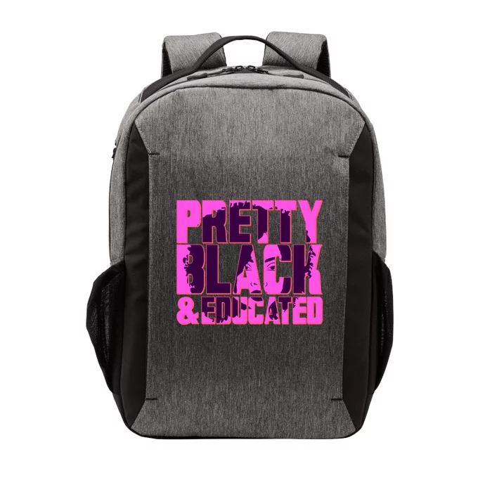 Pretty Black & Educated Black History Month Vector Backpack