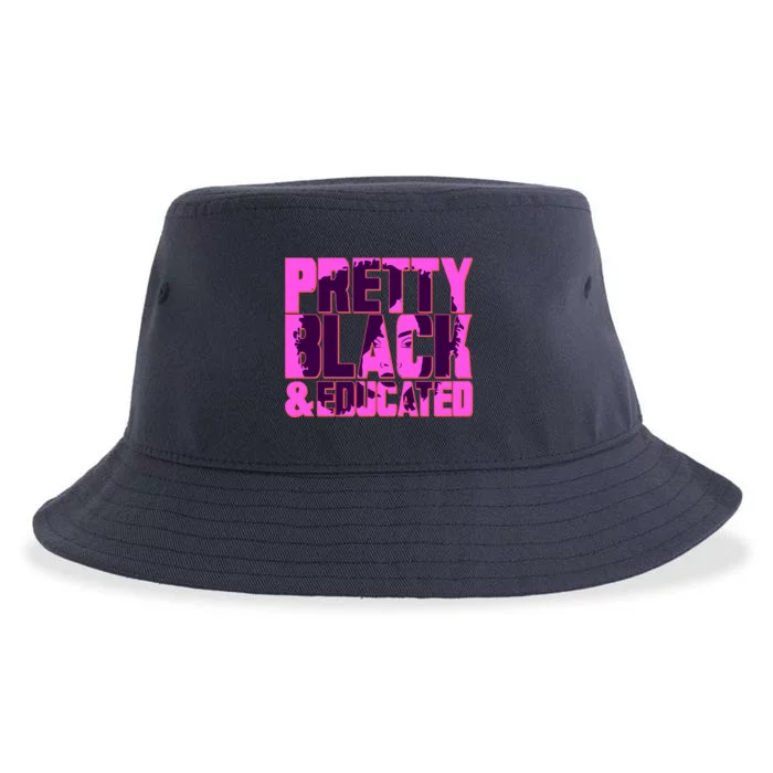 Pretty Black & Educated Black History Month Sustainable Bucket Hat