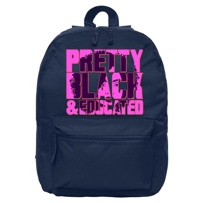 Pretty Black & Educated Black History Month 16 in Basic Backpack