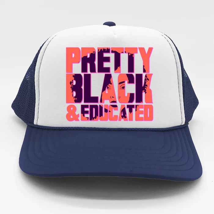 Pretty Black & Educated Black History Month Trucker Hat