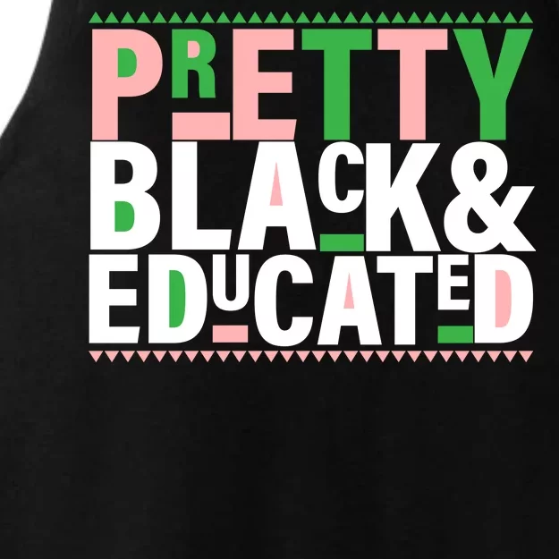 Pretty Black And Educated Ladies Tri-Blend Wicking Tank