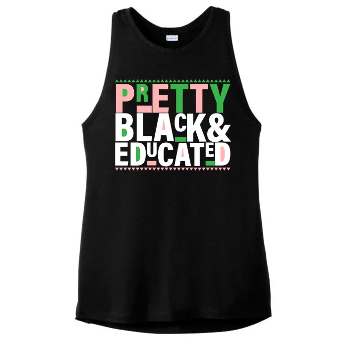 Pretty Black And Educated Ladies Tri-Blend Wicking Tank