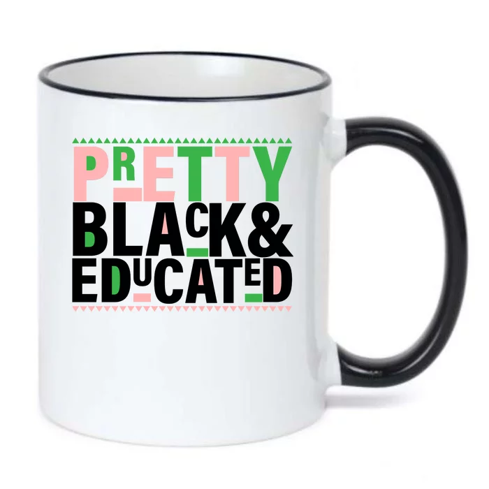 Pretty Black And Educated Black Color Changing Mug