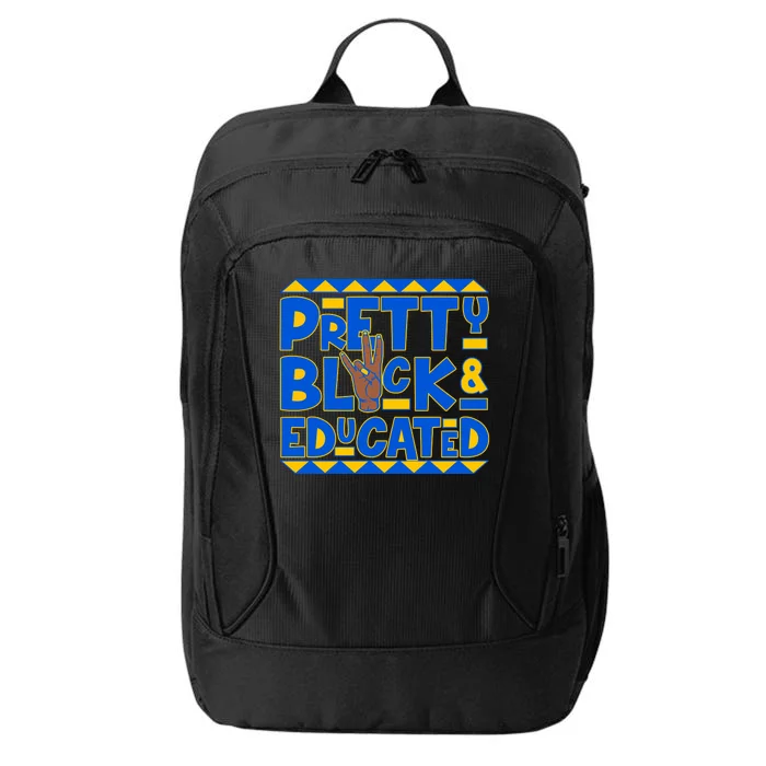 Pretty Black And Educated Sigma Gamma Rho Hand Sign City Backpack