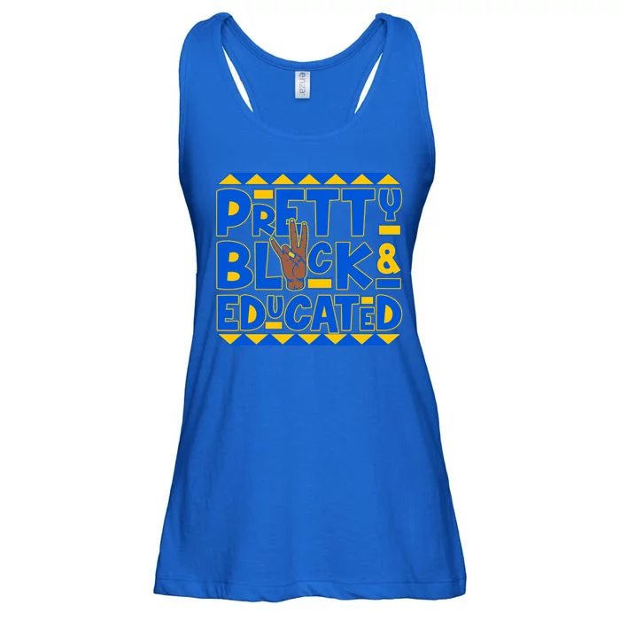 Pretty Black And Educated Sigma Gamma Rho Hand Sign Ladies Essential Flowy Tank