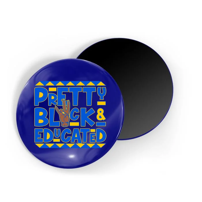 Pretty Black And Educated Sigma Gamma Rho Hand Sign Magnet