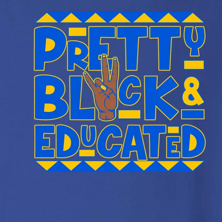 Pretty Black And Educated Sigma Gamma Rho Hand Sign Toddler Long Sleeve Shirt