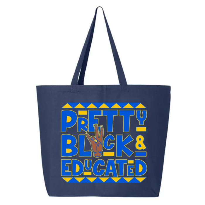 Pretty Black And Educated Sigma Gamma Rho Hand Sign 25L Jumbo Tote