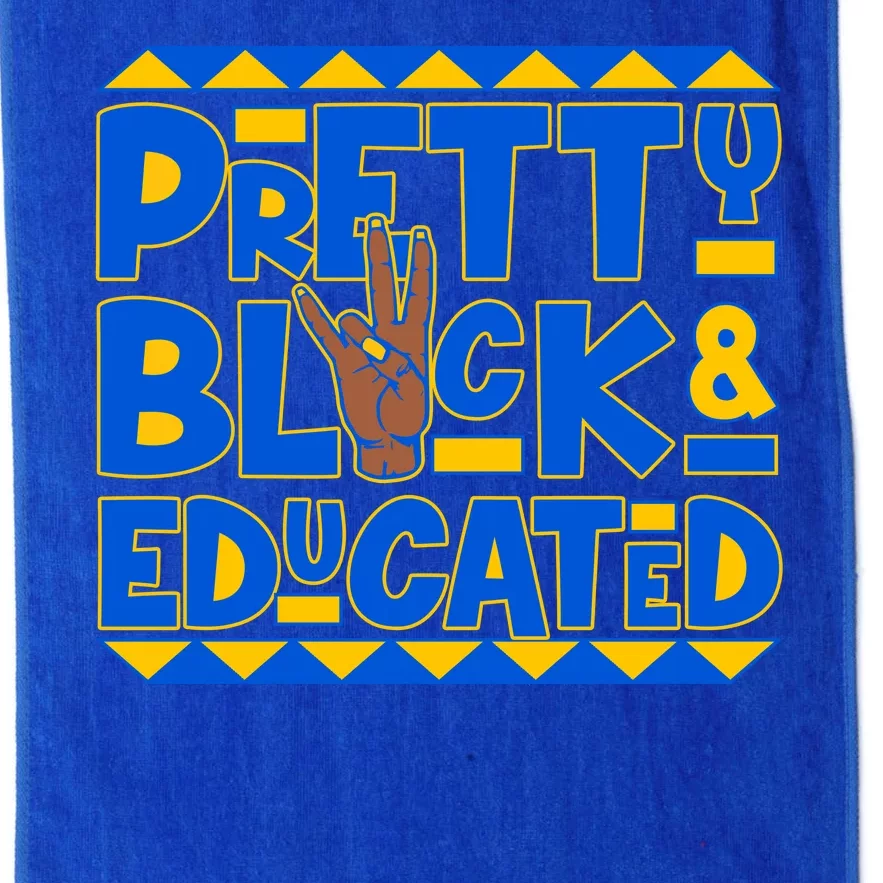 Pretty Black And Educated Sigma Gamma Rho Hand Sign Platinum Collection Golf Towel