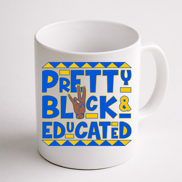 Pretty Black And Educated Sigma Gamma Rho Hand Sign Coffee Mug