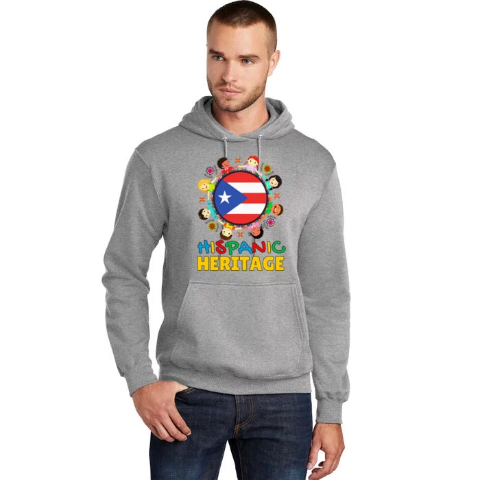 Puerto Rico Flag Boricua Pride Celebration Tall Hoodie