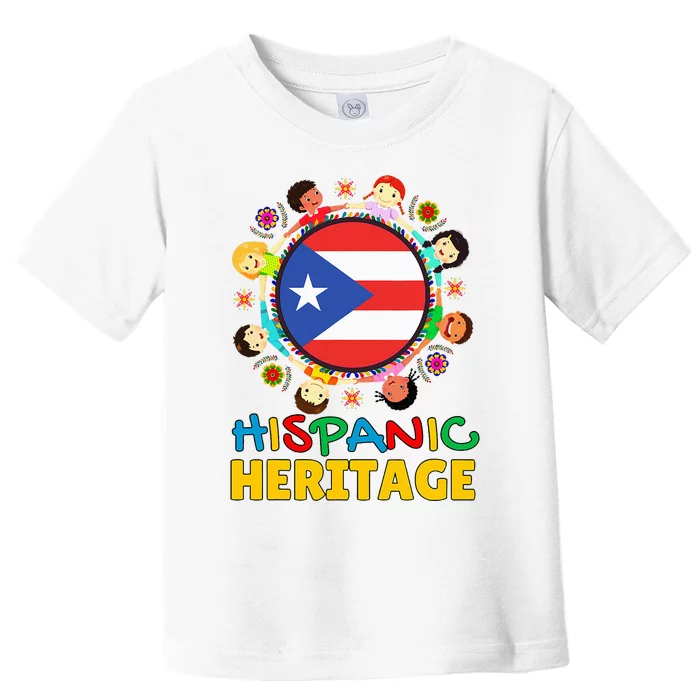 Puerto Rico Flag Boricua Pride Celebration Toddler T-Shirt