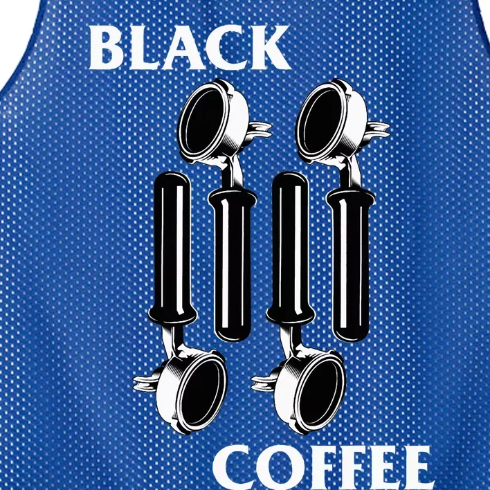 Punk Rock Flag Espresso Black Coffee Lover Mesh Reversible Basketball Jersey Tank