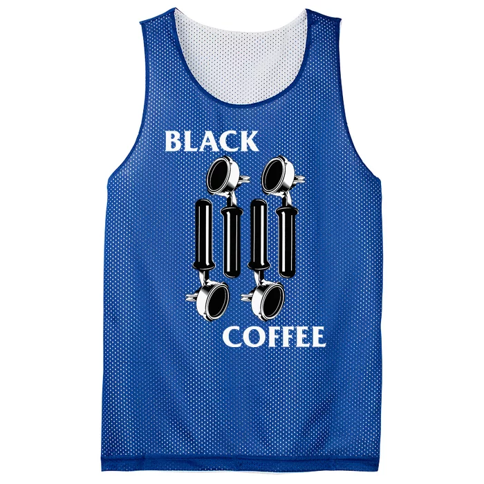 Punk Rock Flag Espresso Black Coffee Lover Mesh Reversible Basketball Jersey Tank