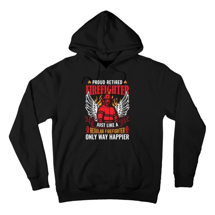 Proud Retired Firefighter Father's Day S Hoodie