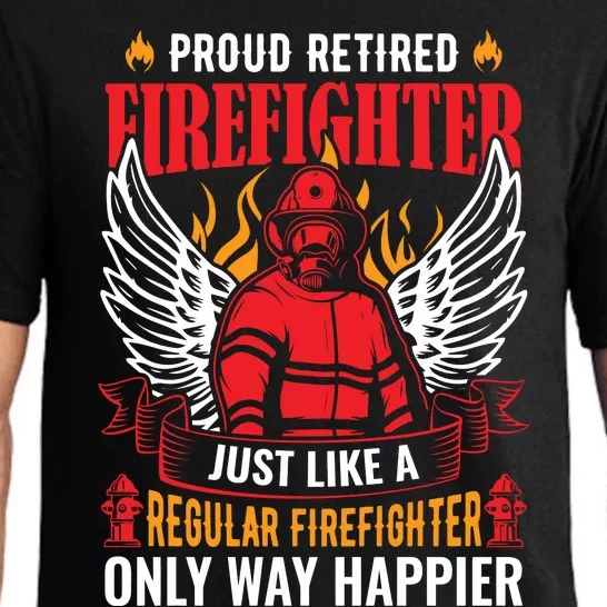 Proud Retired Firefighter Father's Day S Pajama Set