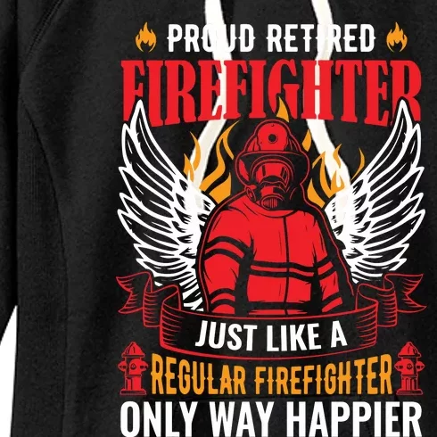 Proud Retired Firefighter Father's Day S Women's Fleece Hoodie