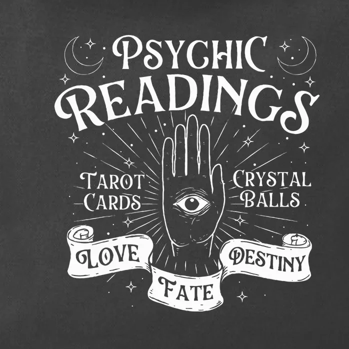 Psychic Readings Fortune Teller Chiromancy Palm Reading Zip Tote Bag