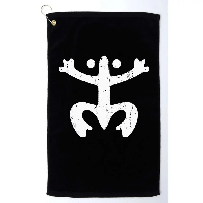 Puerto Rico Frog Puerto Rican Symbol Coqui Taino Platinum Collection Golf Towel