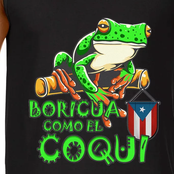 Puerto Rico Frog Puerto Rican Roots Coqui Taino Boricua Gift Comfort Colors® Tank Top