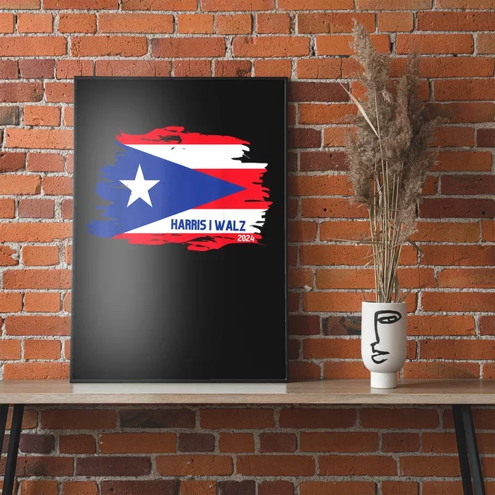 Puerto Ricans For Kamala Harris 2024 Poster